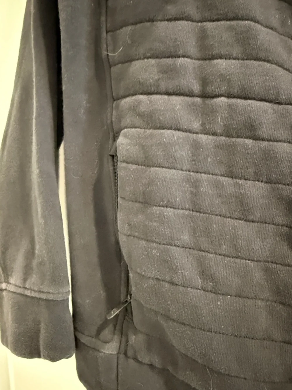 Lululemon black  Front Zip Jacket sz 8